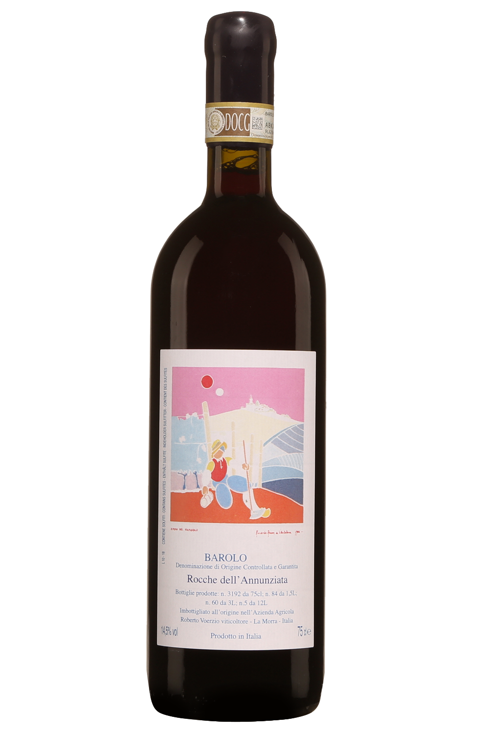 Voerzio Barolo Rocche dell’Annunziata 2015 wine bottle